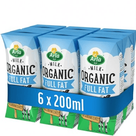 Arla Organic Full Fat Milk Pack of 6